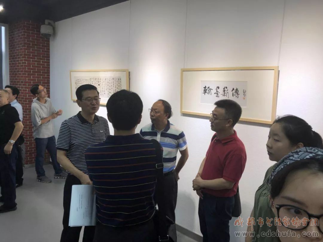 “翰墨薪传”成都大学书法教育辅修专业书法展暨成都市书法教育基地一周年成果展开幕 - 协会动态 - 成都市书法家协会