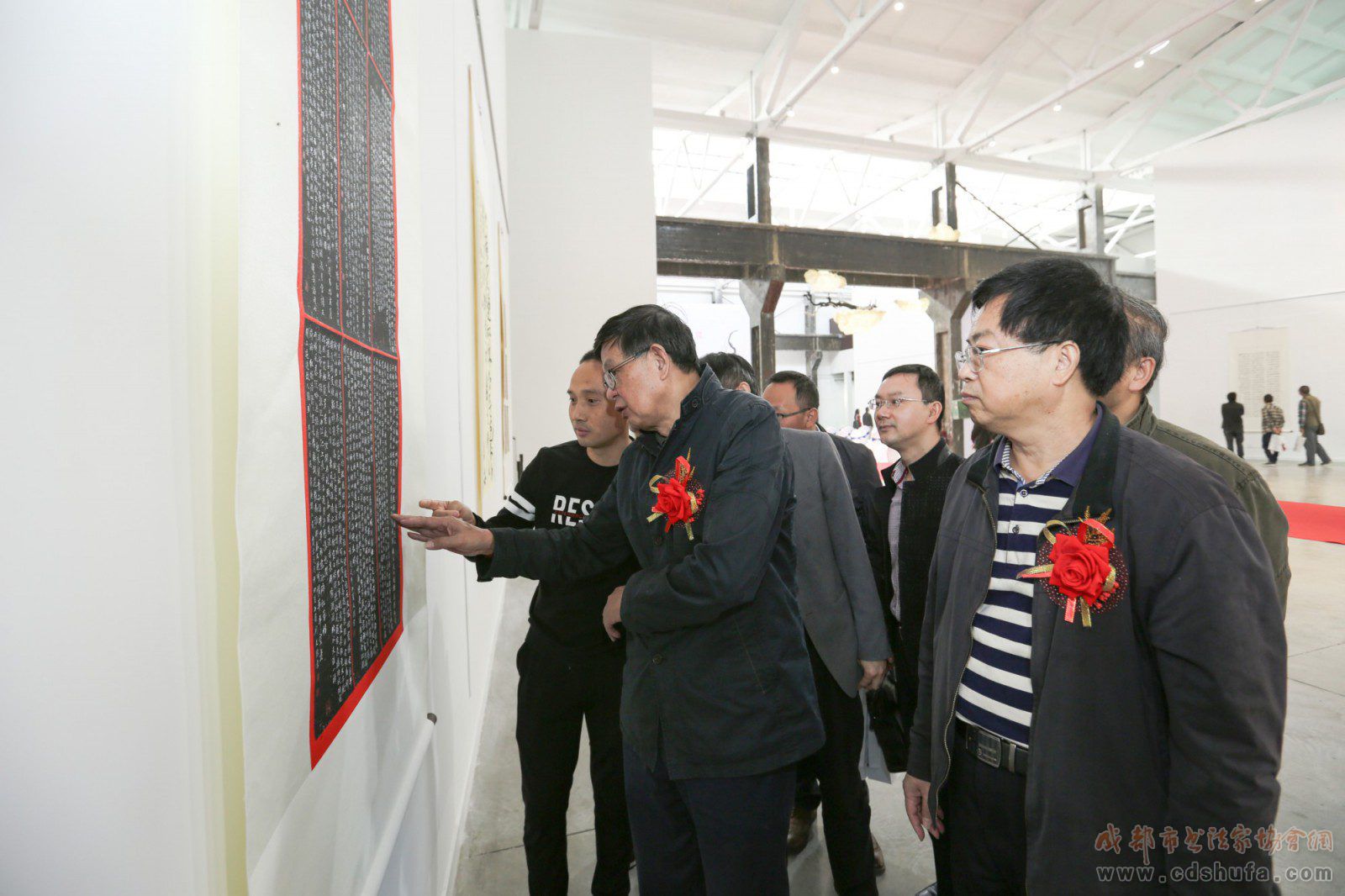 “纪念杨升庵诞辰530周年全国书法作品展”在新都香城国际艺术港隆重开幕 - 协会动态 - 成都市书法家协会
