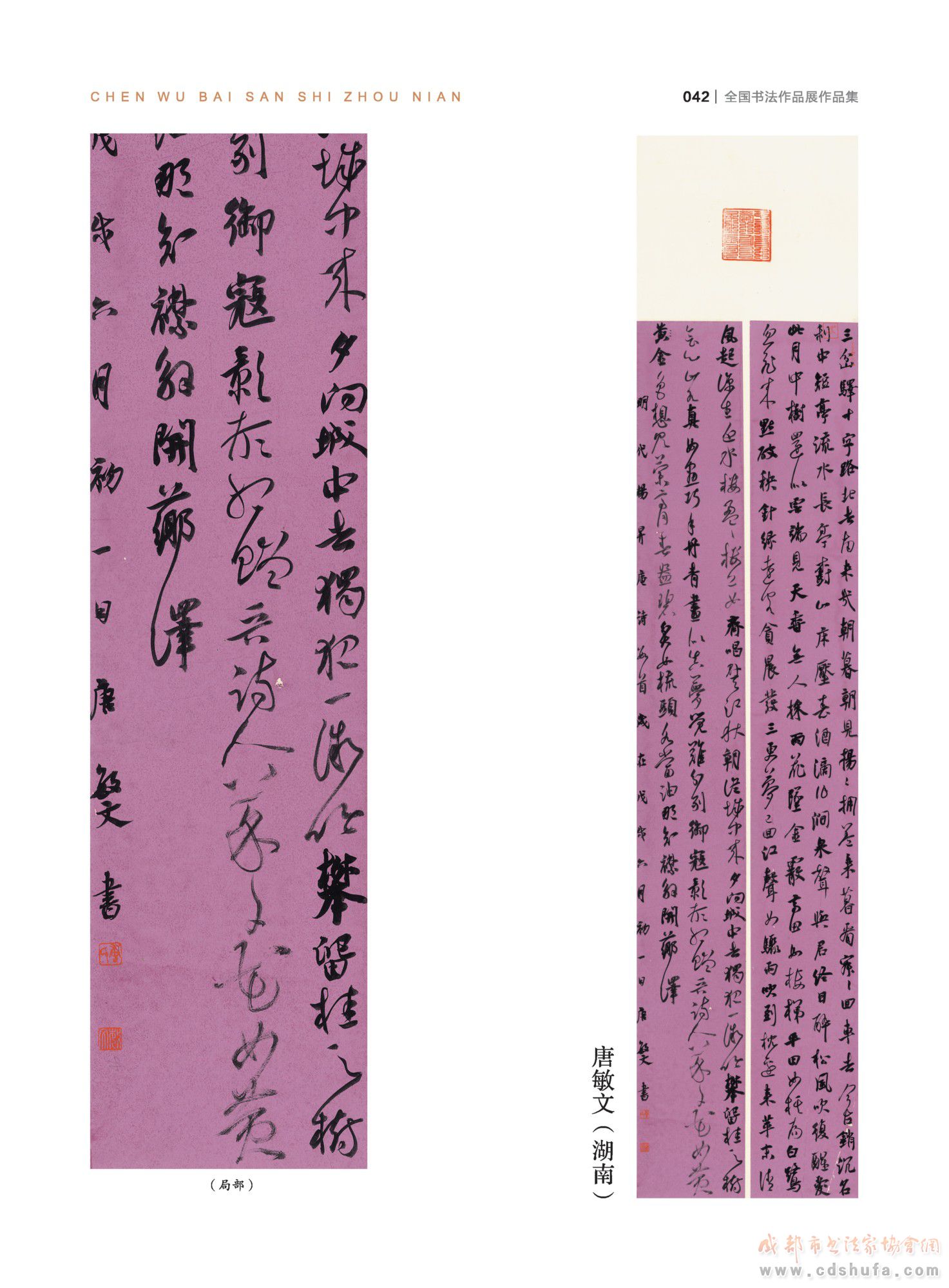 “纪念杨升庵诞辰530周年全国书法作品展”在新都香城国际艺术港隆重开幕 - 协会动态 - 成都市书法家协会