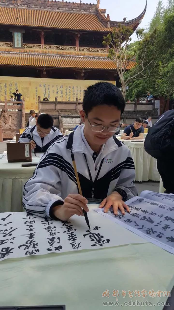 成都百名书家齐聚崇州临写《寒食帖》 - 协会动态 - 成都市书法家协会