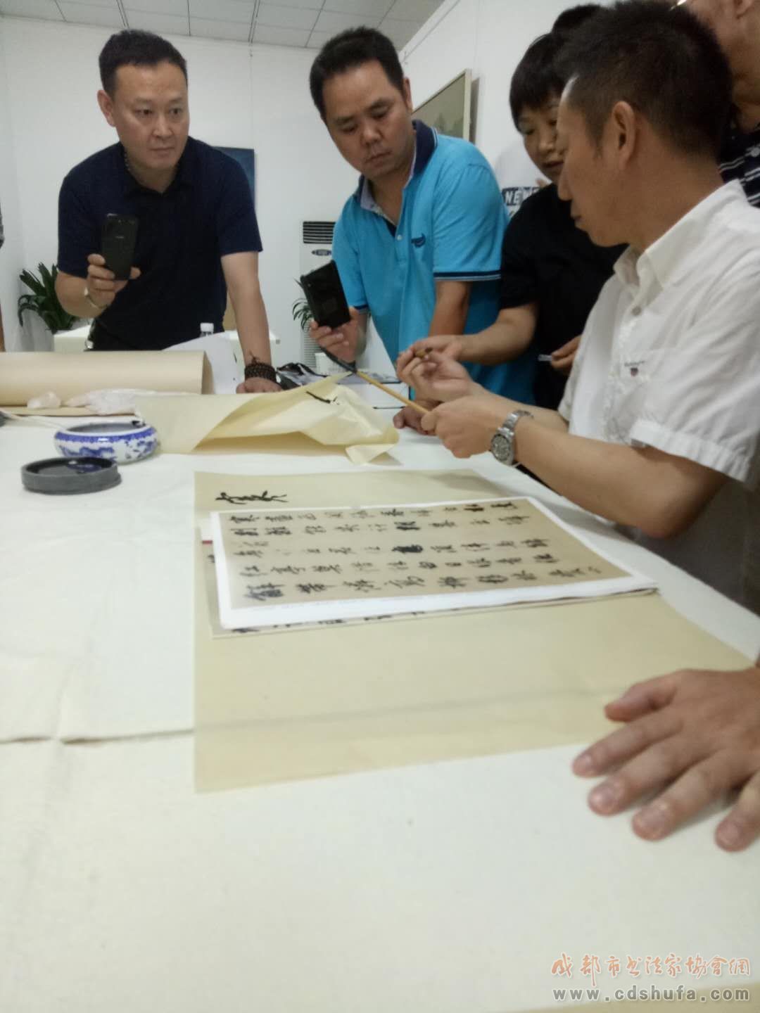 第二次集中面授精彩纷呈 著名书法家林峤走进市书协备战省展冲刺班