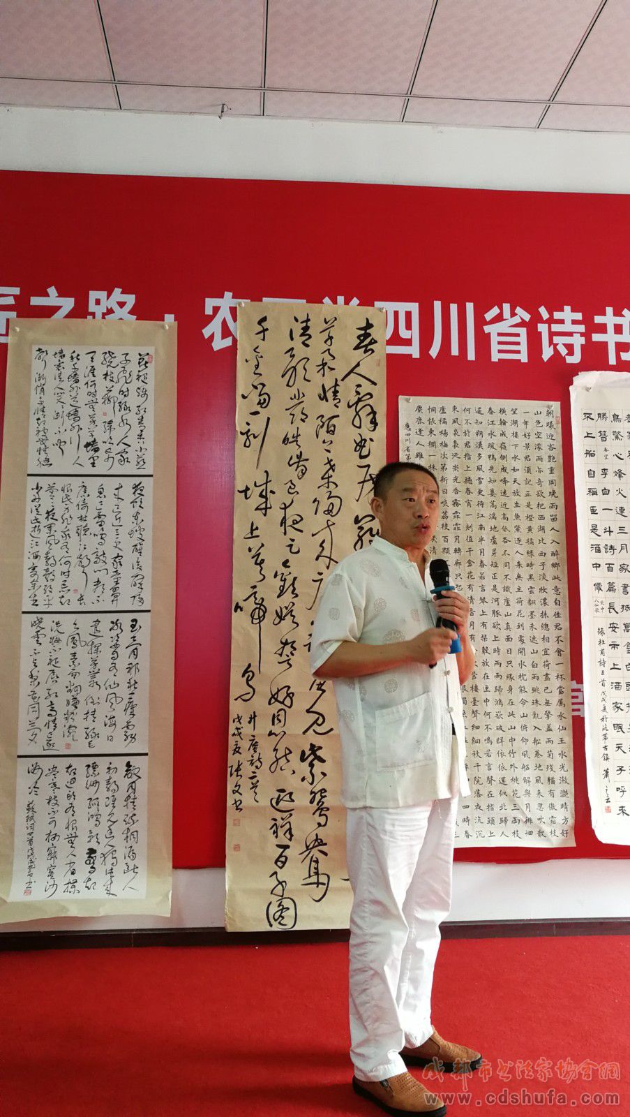 集中面授“开心”收官 著名书法家何开鑫走进市书协备战省展冲刺班