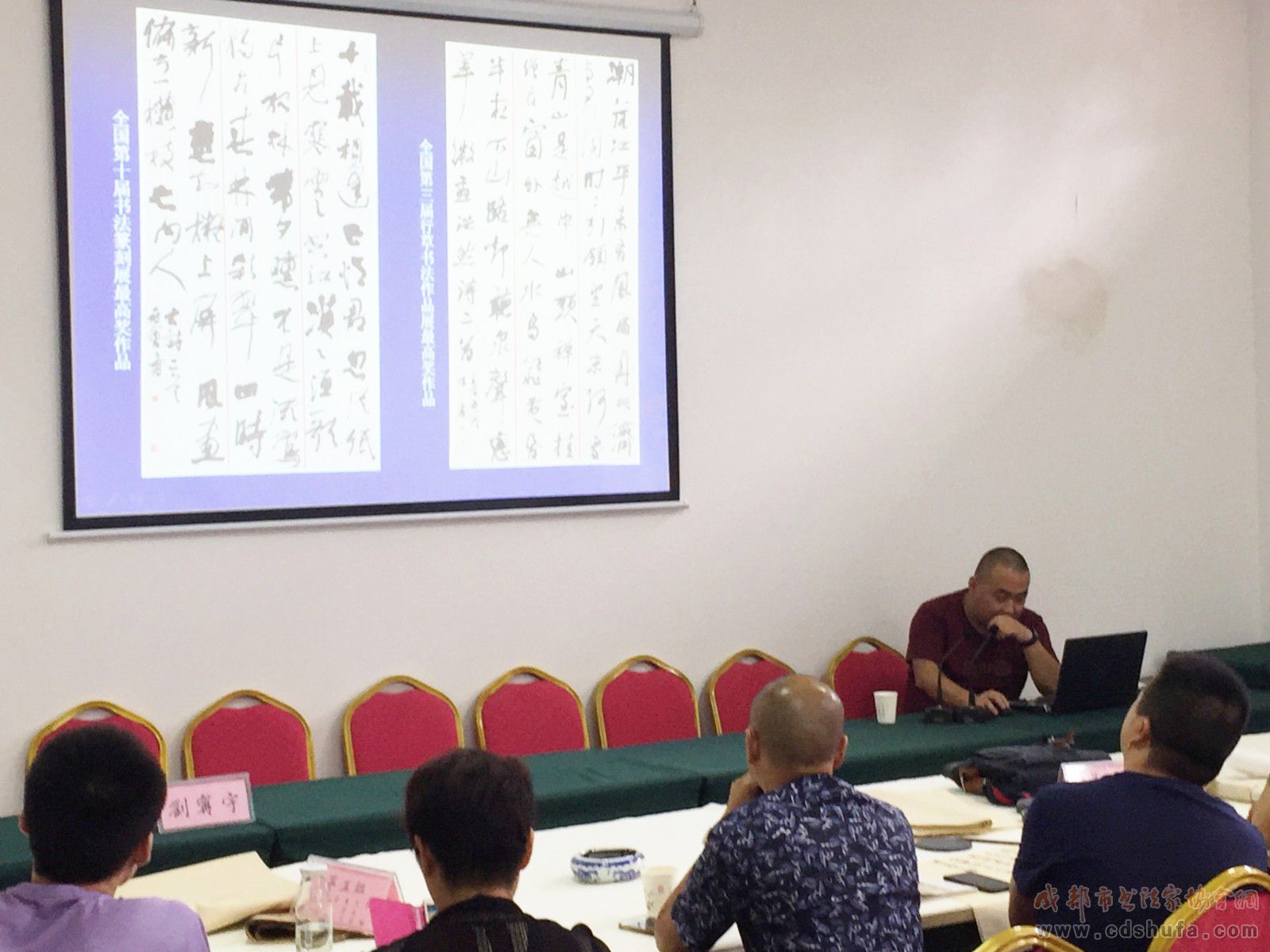 集中面授“开心”收官 著名书法家何开鑫走进市书协备战省展冲刺班