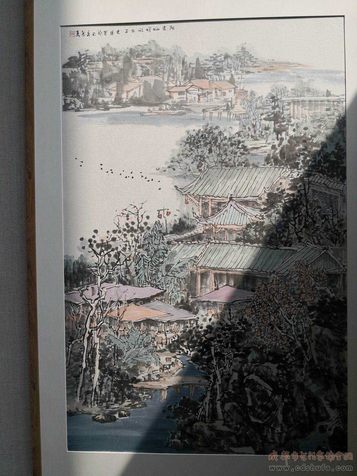 双流区庆祝新中国成立70周年美术书法作品展举行