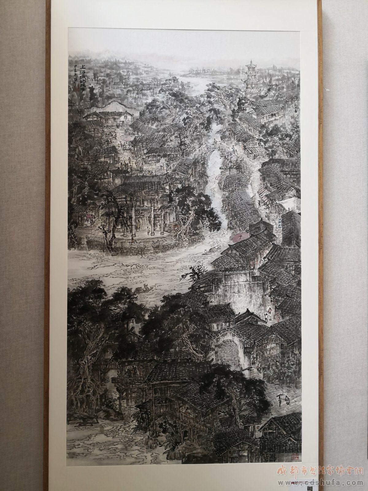 双流区庆祝新中国成立70周年美术书法作品展举行