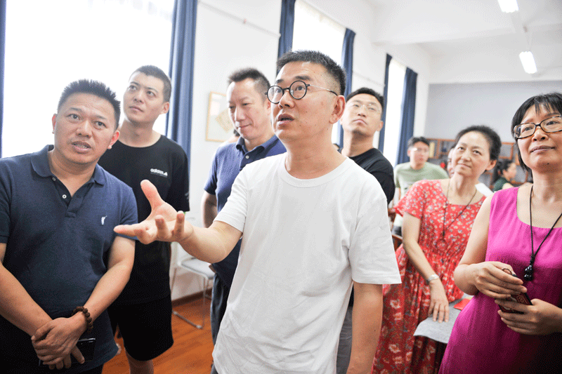 四川省书协副主席龚小膑一行到金堂进行书法艺术交流指导 - 四川书法家网