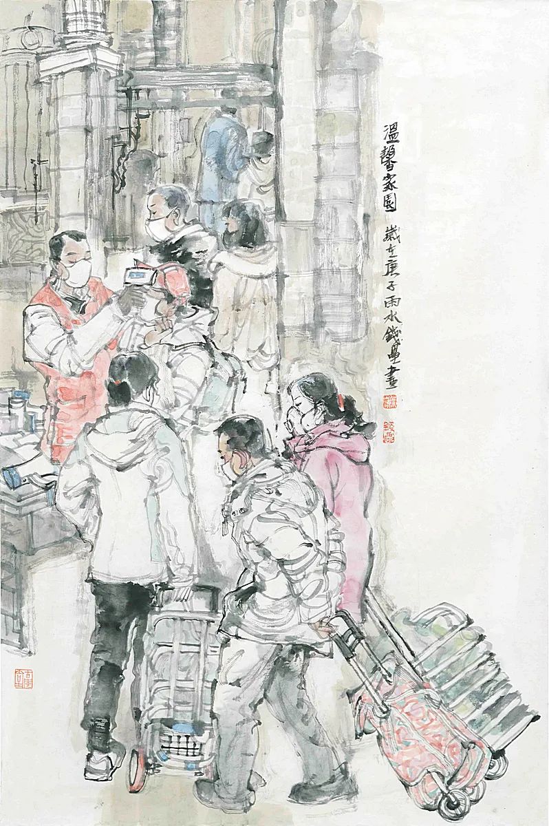 “众志成城 共克时艰”战疫情——成都市锦江区抗疫主题书画创作作品巡展